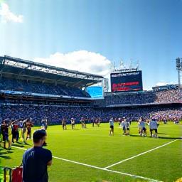 Evento deportivo con pantallas LED