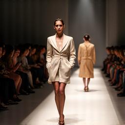 Evento de moda con pasarela elegante
